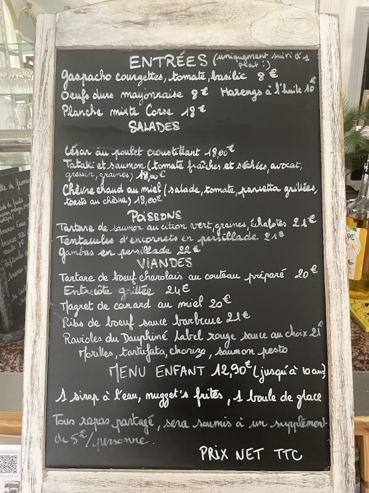 Restaurant les 1000 Colonnes - Menu Image 1